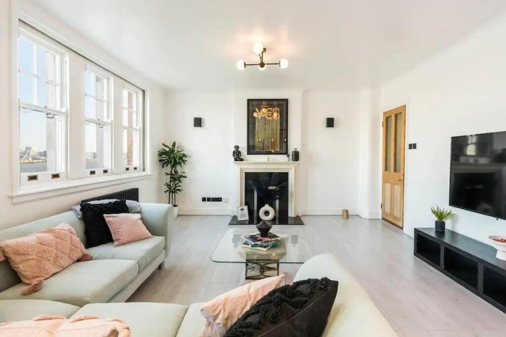 3 X Bedroom Riverside Flat With Hot Tub On Roof Terrace Apartament